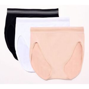 Breezies Women's Plus Sz Panties 2X Comfort Breeze Seamless Sandalwood A632108